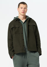 Jace Men's Shacket color FERN