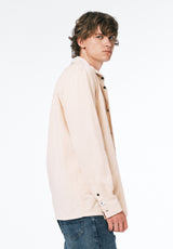 Sinclair Men’s Long-Sleeve Corduroy Shirt color BUTTERCREAM