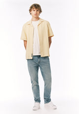 Buffalo David Bitton Soriel Men’s Short Sleeve Shirt COLOR Anise Flower