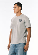 Tarma Men’s Graphic T-Shirt with Après Ski Print, Heather Grey - BM24820