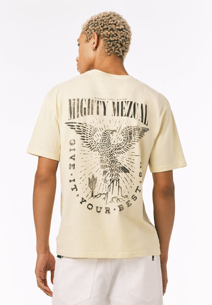 Buffalo David Bitton Tirvo Men’s Vintage Eagle Graphic Tee COLOR Anise Flower