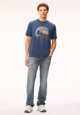 Buffalo David Bitton Tyric Men's Vintage Buffalo Stamp Graphic Tee, Whale