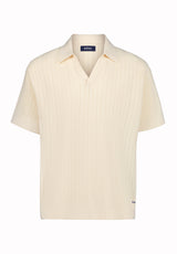 Buffalo David Bitton Wotex Men’s Short Sleeve Sweater Polo COLOR Buttercream