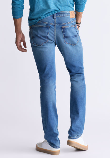 Buffalo David Bitton Slim Ash Men's Freedom Flex Jeans color INDIGO