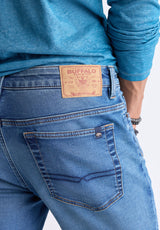 Buffalo David Bitton Slim Ash Men's Freedom Flex Jeans color INDIGO