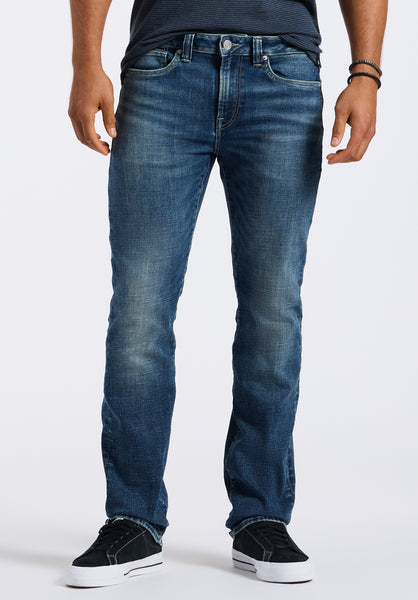 Buffalo David Bitton Relaxed Straight Driven Men's Jeans color INDIGO