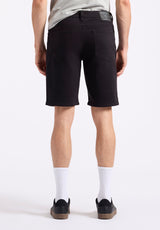 Buffalo David Bitton Relaxed Straight Dean Men's Freedom Flex Shorts color BLACK