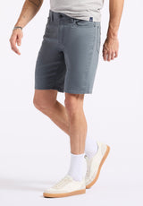 Buffalo David Bitton Relaxed Straight Dean Men's Freedom Flex Shorts color GRAPHITE
