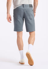 Buffalo David Bitton Relaxed Straight Dean Men's Freedom Flex Shorts color GRAPHITE
