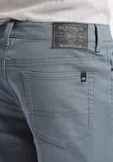 Buffalo David Bitton Relaxed Straight Dean Men's Freedom Flex Shorts color GRAPHITE