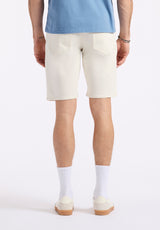 Buffalo David Bitton Relaxed Straight Dean Men's Freedom Flex Shorts color VANILLA ICE