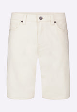 Buffalo David Bitton Relaxed Straight Dean Men's Freedom Flex Shorts color VANILLA ICE