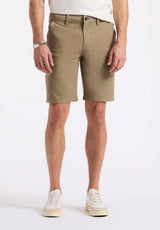 Buffalo David Bitton Relaxed Straight Dean Men's Utility Cargo Shorts color CARTOUCHE
