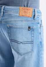 Buffalo David Bitton Relaxed Straight Driven Men's Jeans color INDIGO
