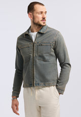 Buffalo David Bitton Jett Men's Zip-Front Denim Jacket color INDIGO