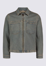 Buffalo David Bitton Jett Men's Zip-Front Denim Jacket color INDIGO
