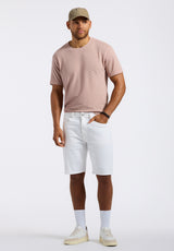 Buffalo David Bitton Relaxed Straight Dean Men's Short color PURE WHITE