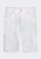 Buffalo David Bitton Relaxed Straight Dean Men's Short color PURE WHITE