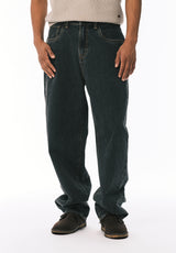 Jean Coupe Très Ample Mikey pour Homme, Noir - BM26121