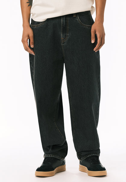 Baggy Fit Mikey Men's Jeans, Black - BM26121