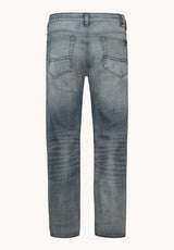 Buffalo David Bitton Relaxed Stright Driven Men's Jeans, Crinkled And Torn