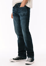 Buffalo David Bitton Straight Six Men's Jeans Dark Vintage