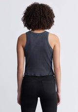 Buffalo David BittonRegine Women’s Ribbed Tank Top in Black - KT0119P Color BLACK