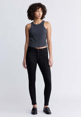 Buffalo David BittonRegine Women’s Ribbed Tank Top in Black - KT0119P Color BLACK