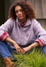 Georgie Women's Long-Sleeved Shirt, Beaujolais Red - KT0124F