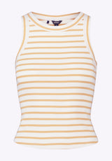 Buffalo David Bitton Regine Women's Ribbed Striped Tank Top color DOE