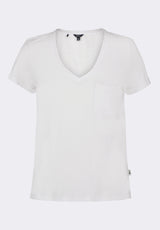 Buffalo David Bitton Moxie Women's Slub Knit V-Neck T-Shirt color