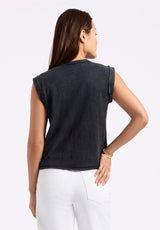 Buffalo David Bitton Elayne Women’s Sleeveless Top color BLACK