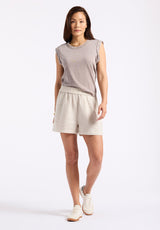 Buffalo David Bitton Elayne Women’s Sleeveless Top color DRIFTWOOD