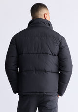 Doudoune zippée avec grandes poches Nate pour hommes, noir - OBMFE001