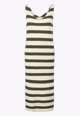 Buffalo David Bitton Orindella Women's Sleeveless Striped Knit Midi Dress color