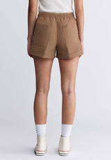 Buffalo David BittonCasiane Women’s drawstring Shorts in Vintage Caramel - WB0004P Color VINTAGE CARAMEL