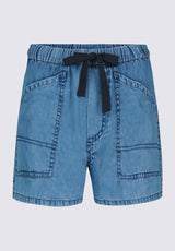 Buffalo David Bitton Lillee Women's Chambray Shorts with Utility Pockets color