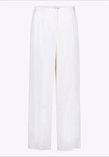 Buffalo David Bitton Adelina Women's Linen Blend Wide-Leg Pants color BLANC