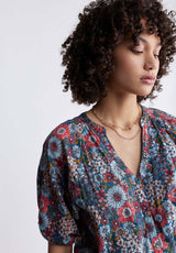 Buffalo David BittonMerrie Women’s Maxi Dress In Spring Meadow Print - WD0024P Color