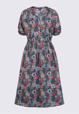 Robe Longue à Imprimée Merrie pour Femmes, Prairie Printanière - WD0024P