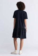 Buffalo David BittonZinnia Women's Ruffled Dress in Black - WD0033P Color BLACK