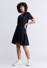 Buffalo David BittonZinnia Women's Ruffled Dress in Black - WD0033P Color BLACK