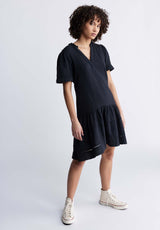 Buffalo David BittonZinnia Women's Ruffled Dress in Black - WD0033P Color BLACK