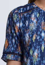 Buffalo David BittonRisette Women’s Printed Dress In Navy - WD0039P Color