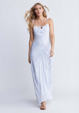 Buffalo David BittonFloriane Women’s Striped Maxi Dress In White - WD0045P Color WHITE