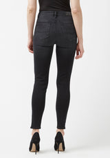 Skylar Women's High Rise Skinny Jeans, Faded Black - BL15664