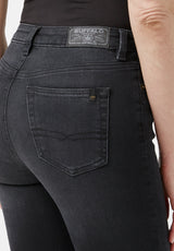 Skylar Women's High Rise Skinny Jeans, Faded Black - BL15664