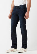 Buffalo David Bitton Slim Ash Men's Jeans in Dark Wash - BM22830 color INDIGO