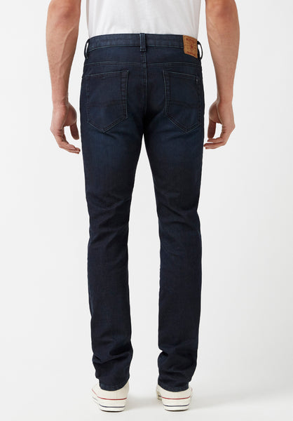 Buffalo David Bitton Slim Ash Men's Jeans in Dark Wash - BM22830 color INDIGO