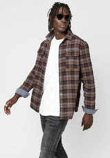 Buffalo David Bitton Sherpa-Lined Soqer Shacket - BM23673 Color CHARCOAL